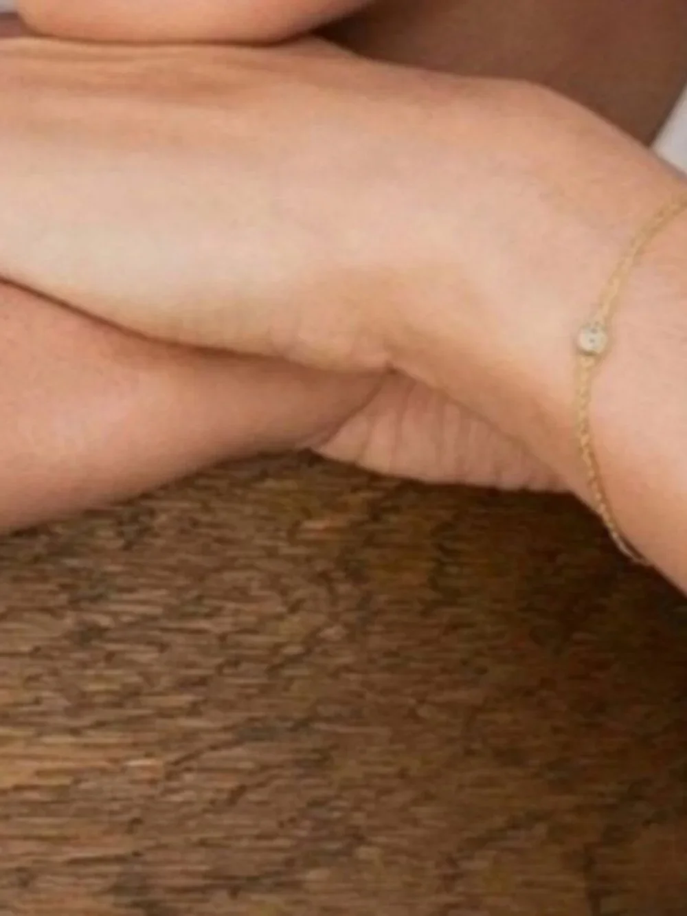 Marrin Costello Soleil Bracelet Gold Bezel Topaz Dainty Minimalist NWT - Picture 3 of 16